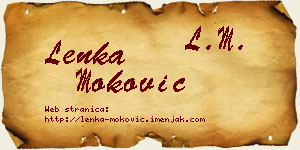 Lenka Moković vizit kartica